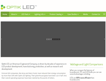 Tablet Screenshot of optikled.com